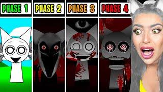 PHASE 1 vs PHASE 2 vs PHASE 3 vs PHASE 4! (Mix Of All Monster Voices From INCREDIBOX SPRUNKI)