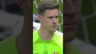 Ter Stegen brilliant save vs Real Madrid 