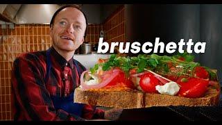 Hjemmelavet Bruschetta på (10min)