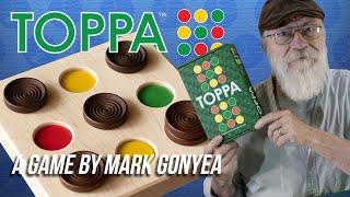 TOPPA is a 2-player hide-and-seek game that includes a set of semi-random-yet-strategic events.