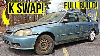 Restoring An Abandoned Civic In 18 Minutes!