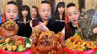 ASMR MUKBANG | TWO BEAUTIES EATING ELBOW | SPICY TURTLE | BEAUTIFUL GIRL EATS ELBOW PROFESSIONALLY