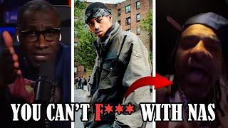 Shannon Sharpe GOES CRAZY On Jim Jones over Nas "You Can't F*** With Nas Lyrically"