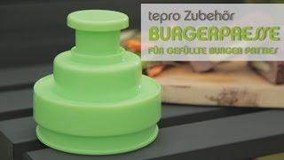 tepro Grillzubehör: Burgerpresse für gefüllte Burger-Pattys