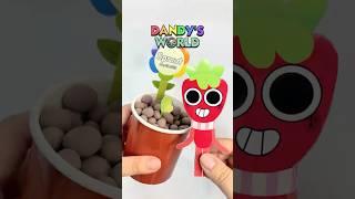 Dandy’s World Sprout DIY ️ I tried growing Sprout in a pot  #dandysworld #papercraft #diy