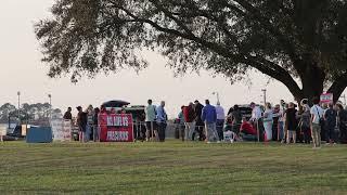 Raw footage: The scene outside Florida State Prison during the Dillbeck execution