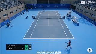 Fabio Fognini vs Jie Cui | R2 Hangzhou • Highlights