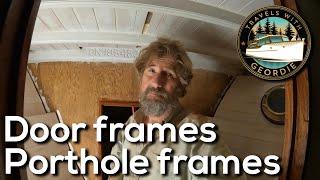 How to Restore a Wooden Boat: Building a Custom Mahogany Door Frame - #448 - Travels With Geordie