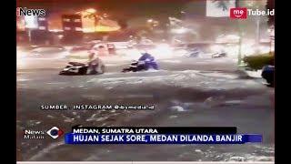 Diguyur Hujan Semalaman, Jalanan di Medan Terendam Banjir - iNews Malam 15/09