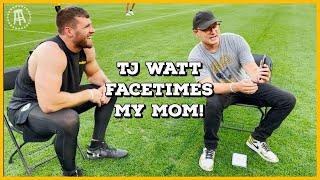 TJ Watt FaceTimes My Mom, Picks Best Man For Wedding, And Loves Culvers