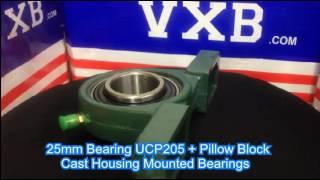 25mm Bearing UCP205 + Pillow Block Cast Housing Mounted Bearings