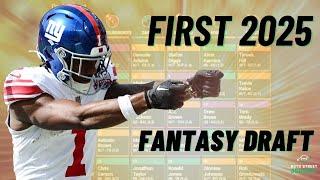 1st Fantasy Football Draft of 2025 | Underdog Best Ball Big Board Draft for $200,000!