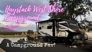 Haystack West Shore Campground / Central Oregon / A Campground Fav!