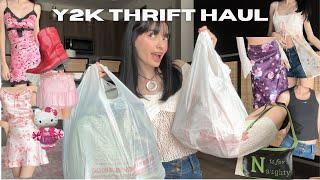 HUGE Y2K THRIFT HAUL - Thrifted My Dream Wardrobe 