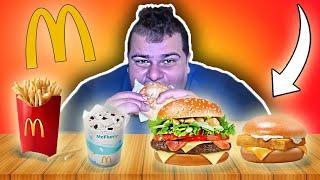 Tasty, Delicious Greek McDonald's Dinner #mukbang ENJOY!!(Talking)