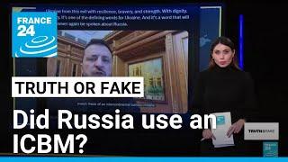 Russia uses a ‘new type’ of missile against Ukraine: What we know • FRANCE 24 English