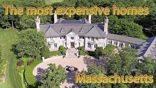 The most expensive houses in Massachusetts. Luxury mansions in Massachusetts.