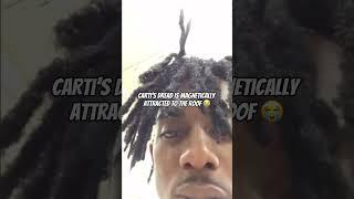 Bruh what is UP with Carti’s dreads  #carti #playboicarti #kanyewest #rap #memes #funny