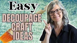 Easy Decoupage Craft Ideas for Beginners / DIYS for your Home