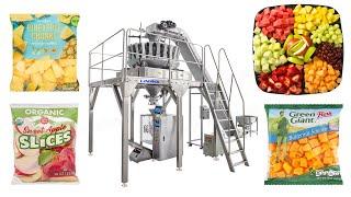 Automatic Sliced Vegetable Salad Fruit Lemon Vertical Pouch Weighing Packing Machine