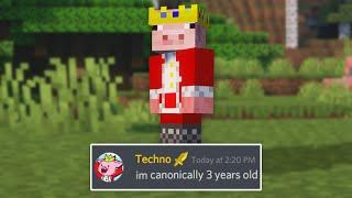 Technoblade is Canonically a Child on the Dream SMP...