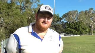 Dale Chatterton, Maleny cricketer, speaks to PattmanSport