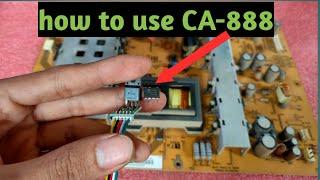 install CA-888 module wiring diagram on TV LCD sharp 42 inch problem power suplly/repair tv