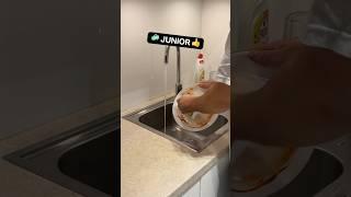 Dishwashing evolution  How do YOU wash your dishes? #dishwashinghack   #kitchenhacks #cleaning