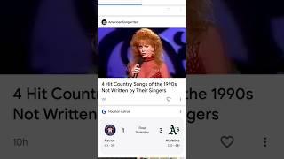 Hit country song of the 90s not written by their Singer
