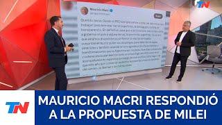 ELECCIONES I Mauricio Macri aceptó la propuesta del presidente Javier Milei para formar una alianza