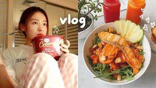 vlog | what i eat in a day, chit chat, cafes, kdrama marathon 