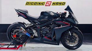 Honda Cbr650r E-cluch 2024 Exhaust sound Ar racing titanium slip on