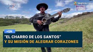 “El charro de los Santos” y su misión de alegrar corazones