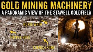 Historical Gold Mining Machinery - A Panoramic View of the Stawell Goldfield