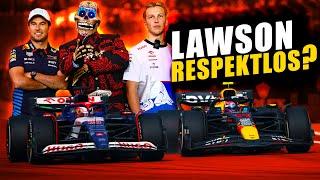 War Lawson gegen Perez respektlos? Danner: Wie Senna oder Schumacher!