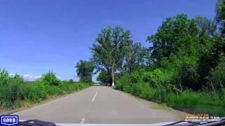 Driving in Romania.  DJ 609B: Coşteiu - Bethausen - Răchita. (Timelapse 3x)