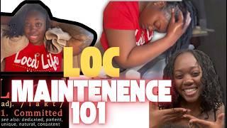 LOC MAINTENANCE TUTORIAL - Tips for Healthy, beautiful Locs #loclife #locmaintenance #howto