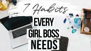 7 HABITS OF SUCCESSFUL GIRL BOSSES | Manifest Your Goals With The Law Of Attraction