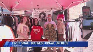 Downtown Owensboro celebrates small business month with city's first crawl