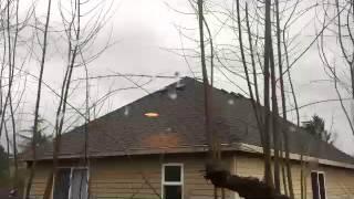 Loud thunderstorm in Lake Oswego, Oregon 12/10/2015