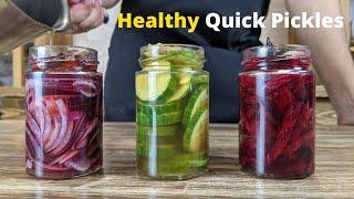 Pickled Onions, Beets, Cucumbers with Spice Infusion