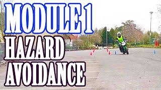 DVSA Module 1 Motorcycle Test -  Exercise 8 - hazard avoidance