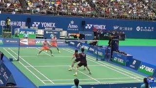 2015 대만배드민턴 준결승 유연성-이용대vs푸하이펑-장난 베스트랠리/Taipei Badminton Fu-Zhang vs Lee- Yoo best rally