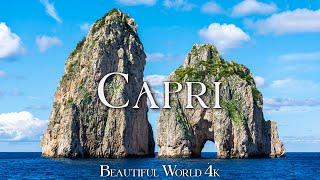 Capri 4K Nature Relaxation Film - Relaxing Piano Music - Italy Summer