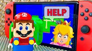 Lego Super Mario World Stories Episode 1! 🟢 “Where is Peach?” #legomario