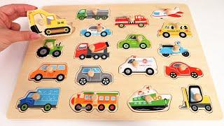 Best Learn Vehicles, Ambulance, Fire Truck, Train | Preschool Toddler Learning