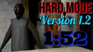 Granny Hard Mode Speedrun [WR] (V1.2, 1:52)