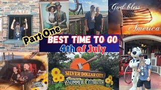 Best Day to Go to Silver Dollar City Branson MO / 4th of July / Time Traveler & Fire in the Hole