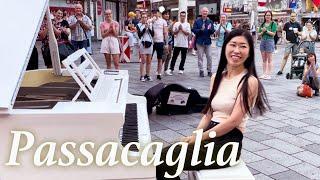 'passacaglia' By Handel & Halvorsen | Street Piano | YUKI PIANO