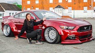 FITTING A WIDEBODY KIT TO MY GIRLFRIENDS MUSTANG